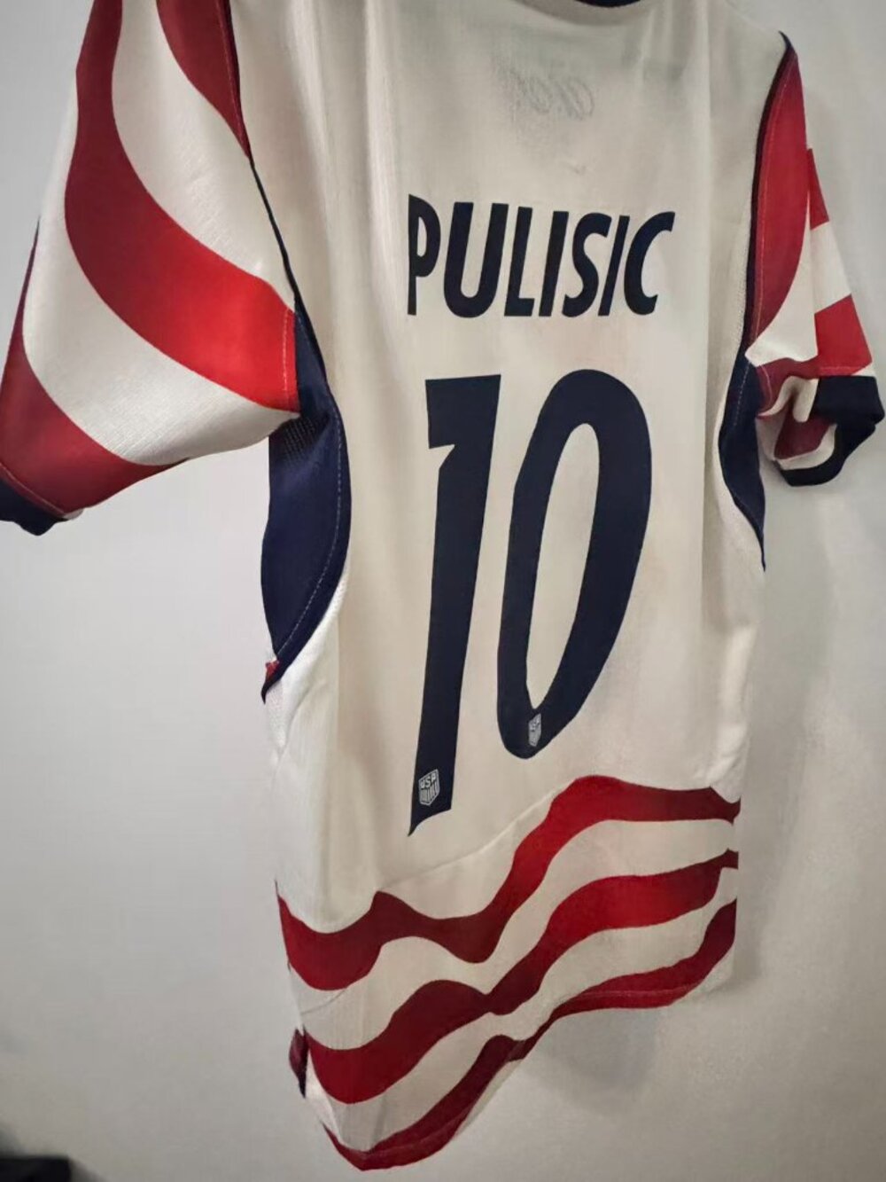 Christian Pulisic #10 Nike USA Soccer Jersey - Home Striped Men's Sizes NWT - Picture 7 of 8